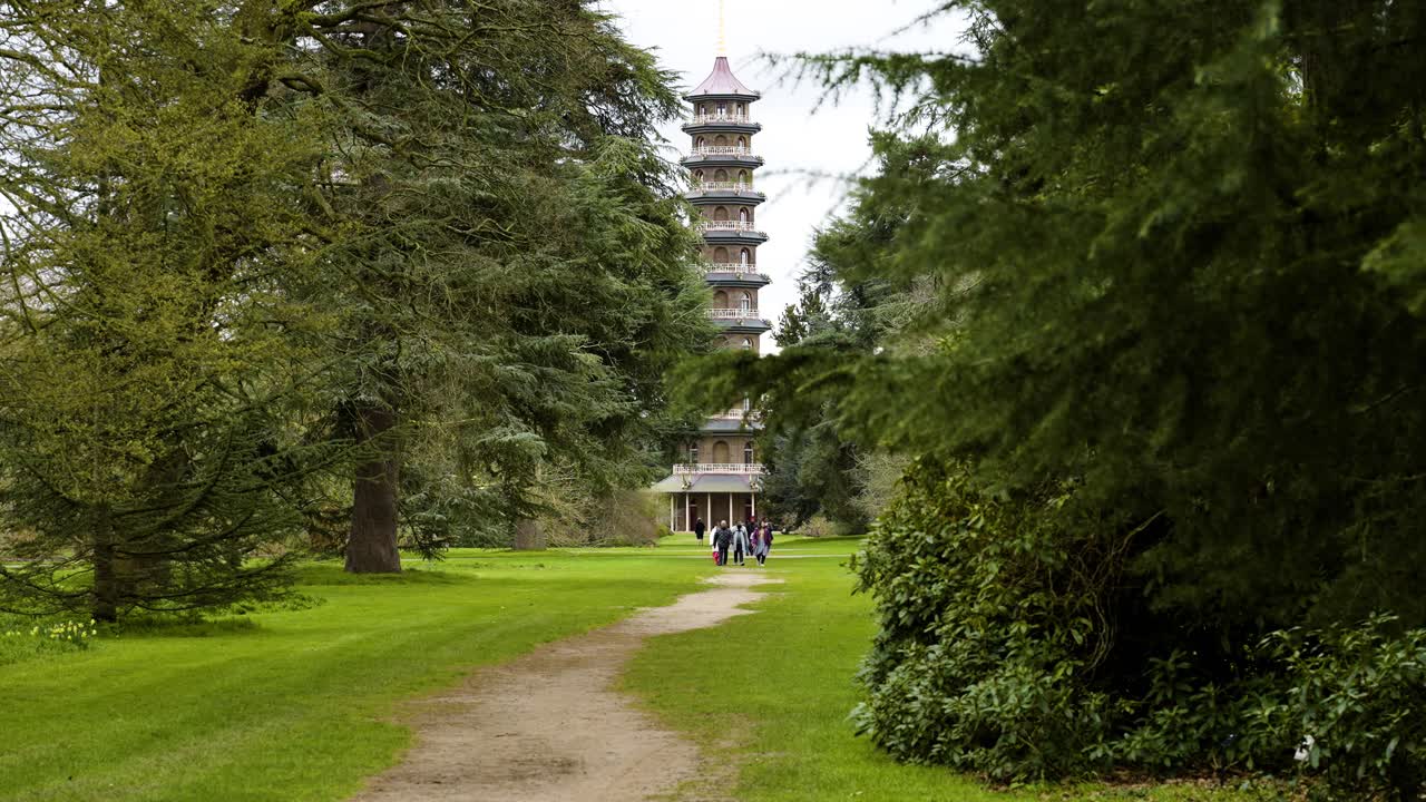 Pagoda in a Beautiful Garden