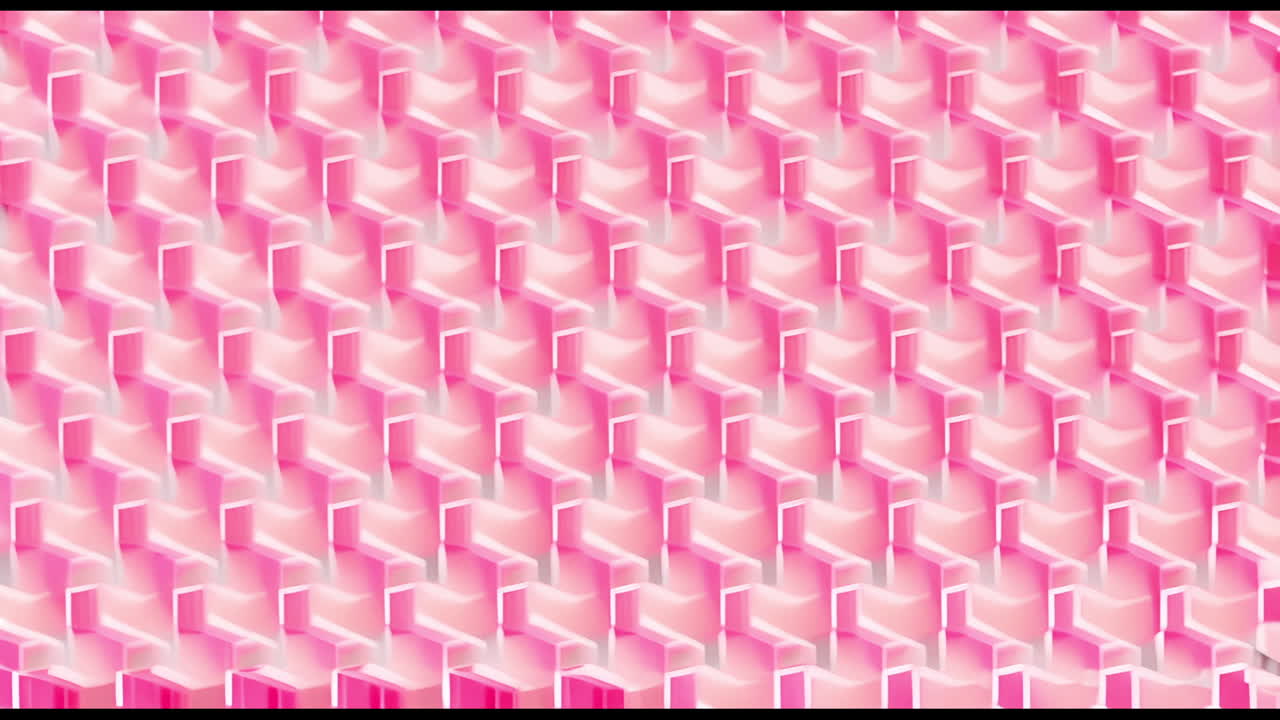 Abstract Pink and White Geometric Pattern