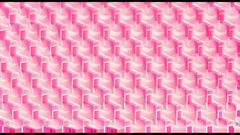 abstract pink and white geometric pattern