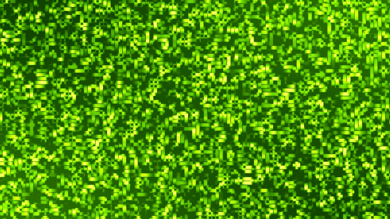 fondo de movimiento de píxeles verdes abstractos