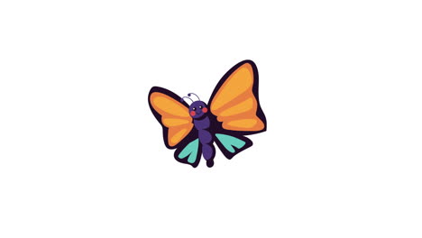 cute cartoon butterfly