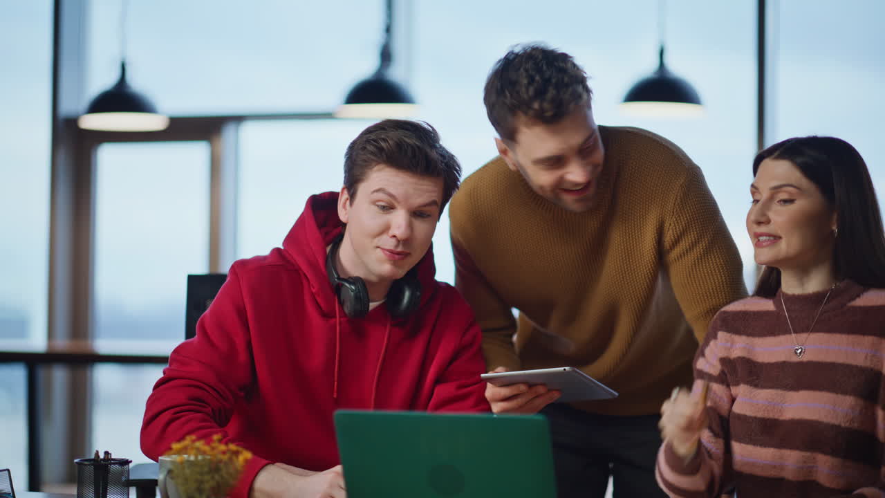 Business team collaborating in the office