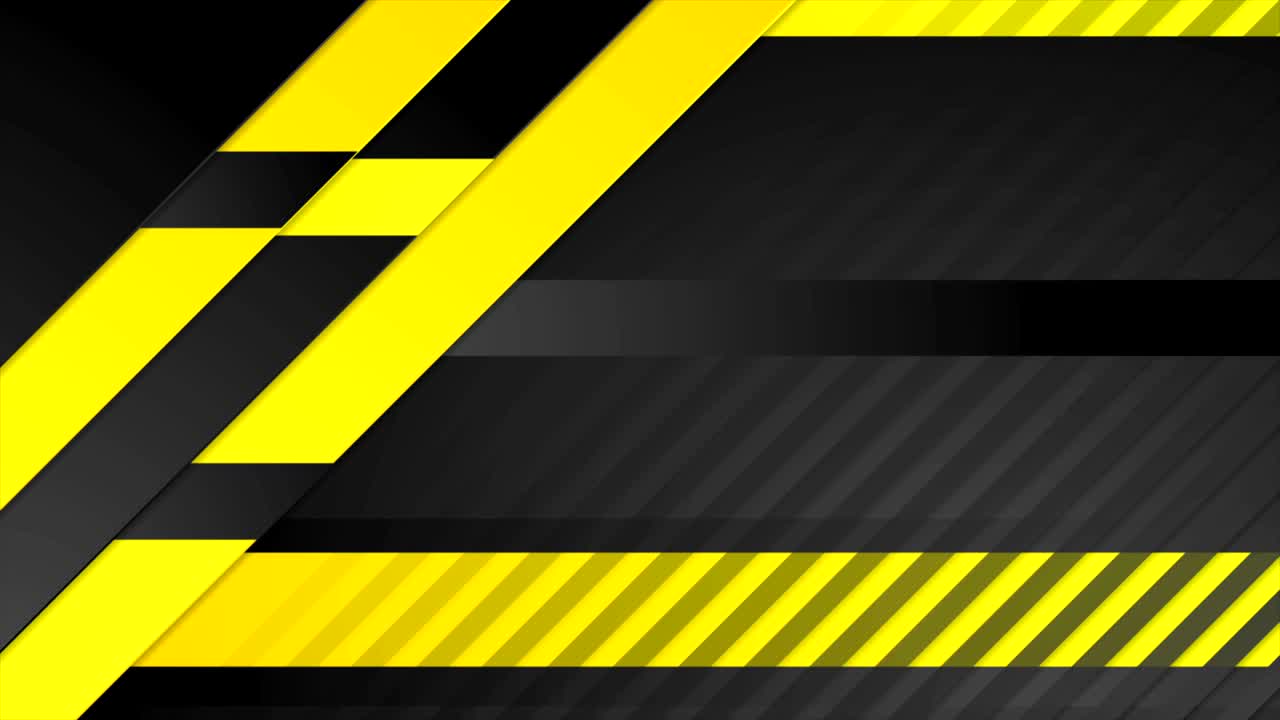 y negro abstracto geométrico naranja tecnología video animación