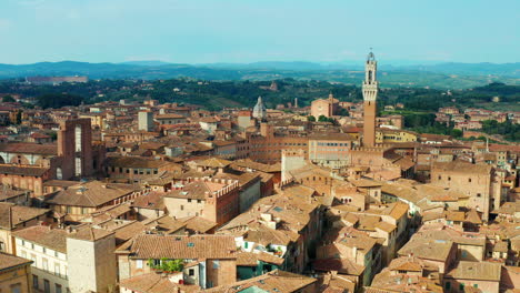 los tejados de siena, toscana italia