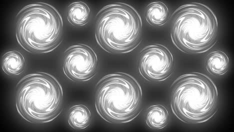 abstract pattern of swirling circles