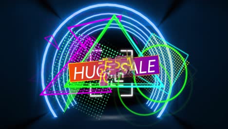 Animation-of-sale-text-over-abstract-background