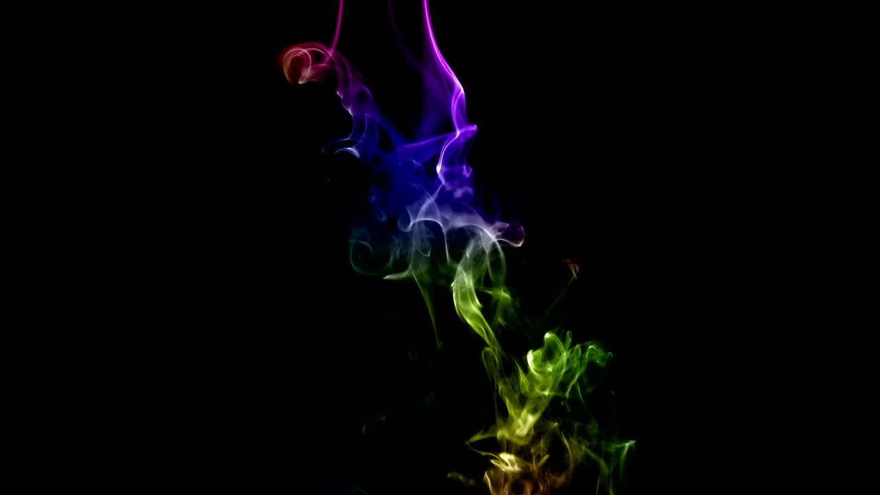 turbulencia de los elementos de humo de los fluidos abstractos