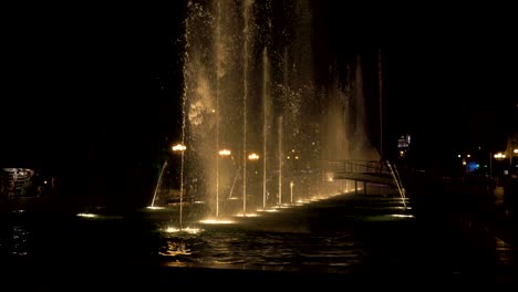 fountain at the night - georgia