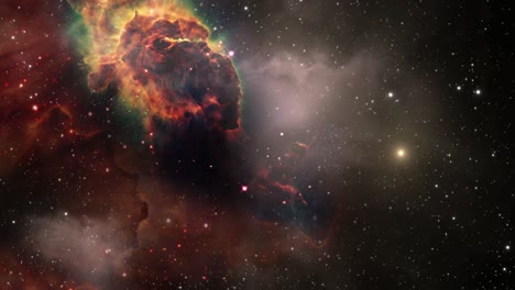 view of the beauty of the universe and nebula