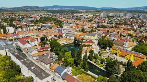 Aerial-4K-drone-footage-of-Tapolca