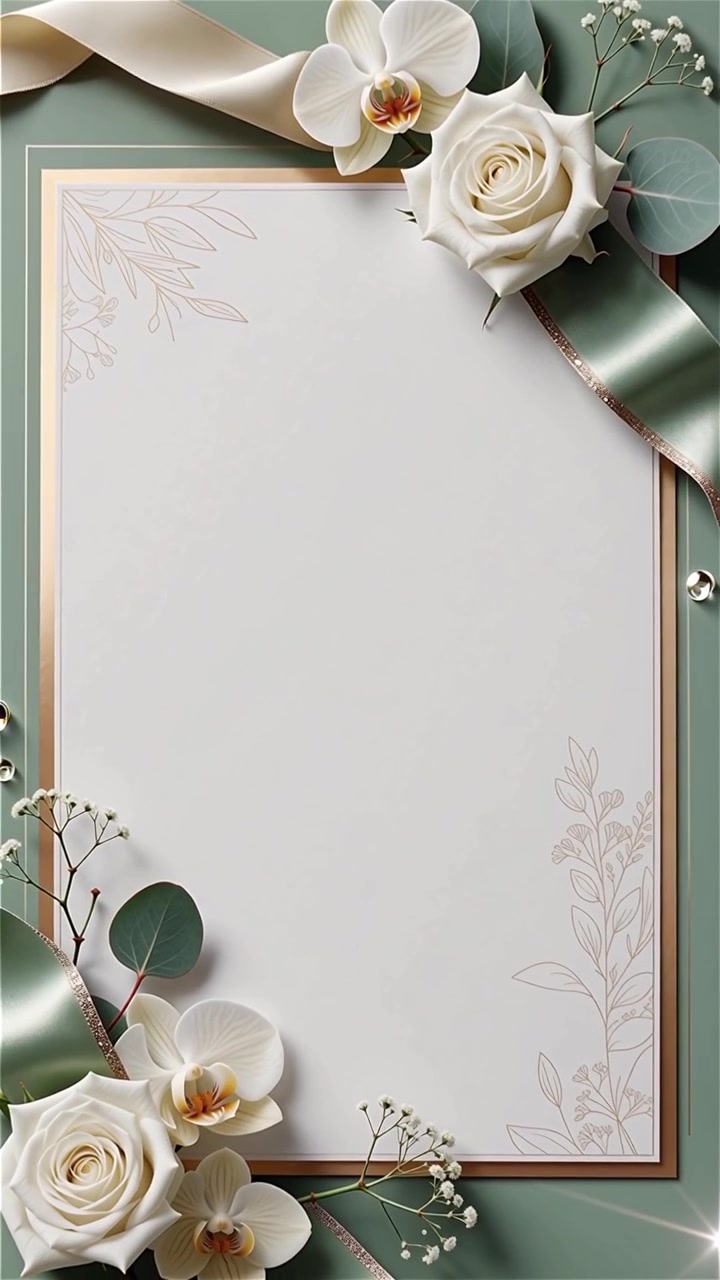 Minimalist Luxury Wedding Invitation Background
