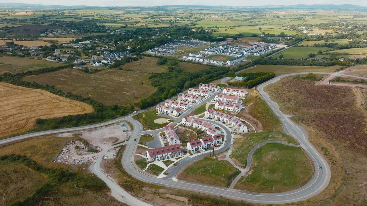 Aerial view of completed Phase 1 homes at Longview Ballyvolane Cork Part 1