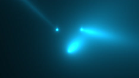 animation motion blue glowing spotlight beams on dark background in stage 1