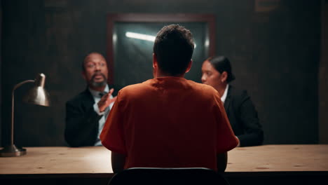 interrogation room scene