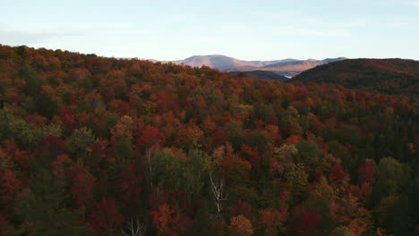 Fall-Foliage-Flight-at-sunrise-in-Evans-Notch