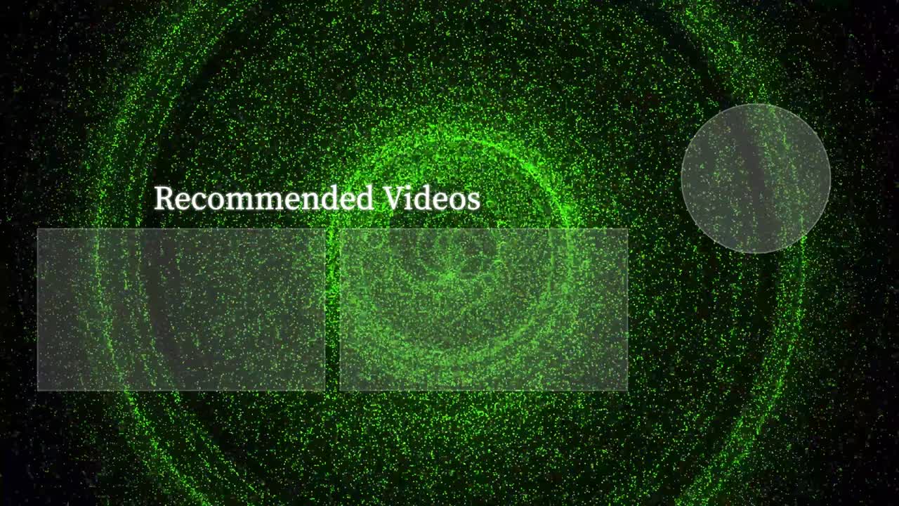 Motion graphics eleganti e accattivanti per schermata finale