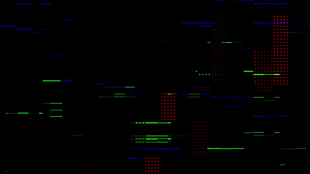 Abstract Digital Glitch Art Background Loop