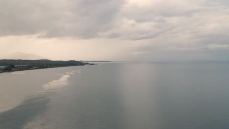 drone flying over in the ocean_04