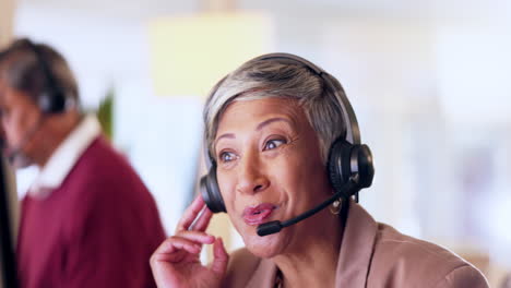call center, consulting and senior people