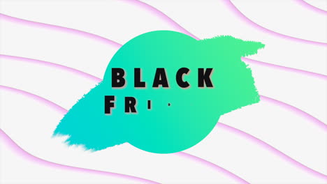 animatie intro tekst black friday op wit