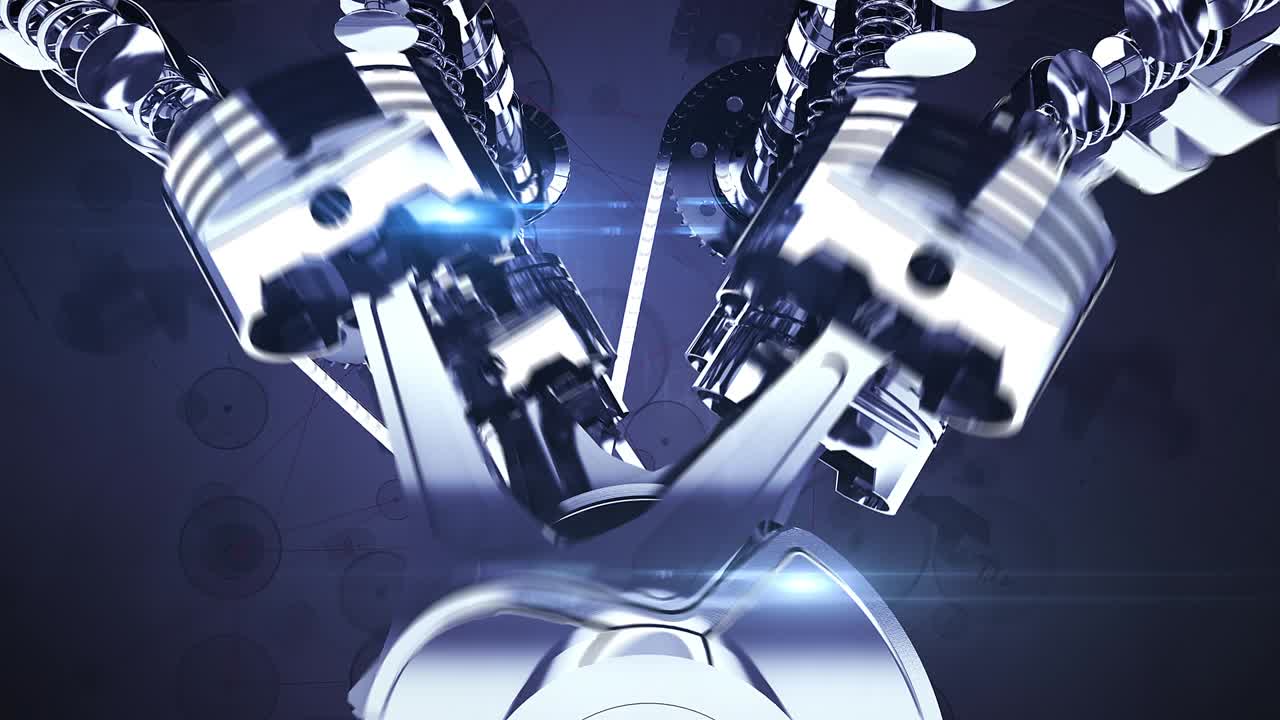 potente motor v8 animación 3d con gráficos de fondo