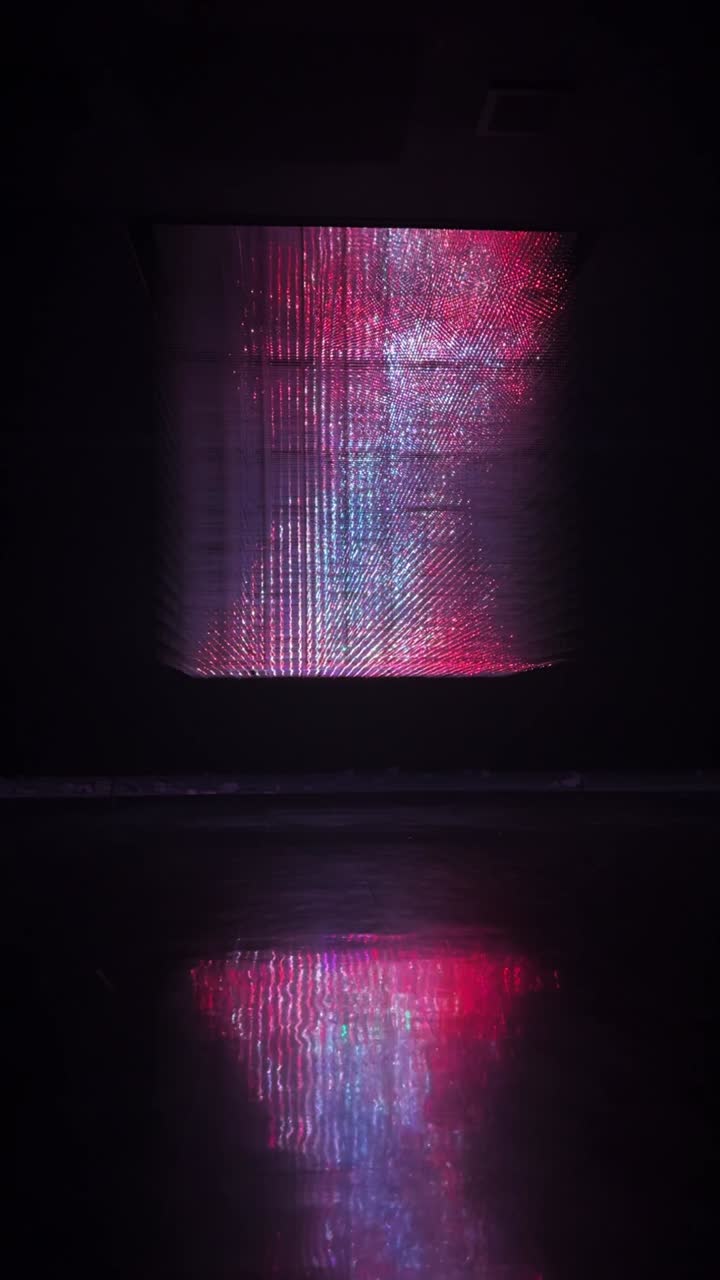 Immagini di luci a LED con fuoco ardente