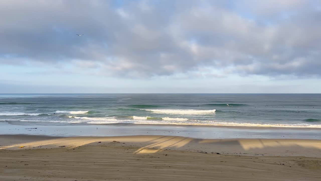 un hermoso amanecer en dana point, california