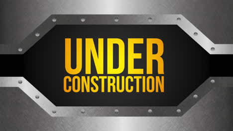 under construction banner design