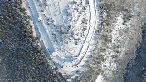 Aerial-Topdown-View-Historical-City-Castle