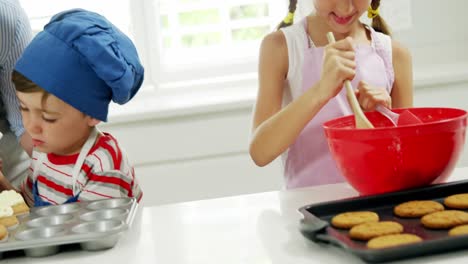 Girl-mixing-dough-in-bowl-