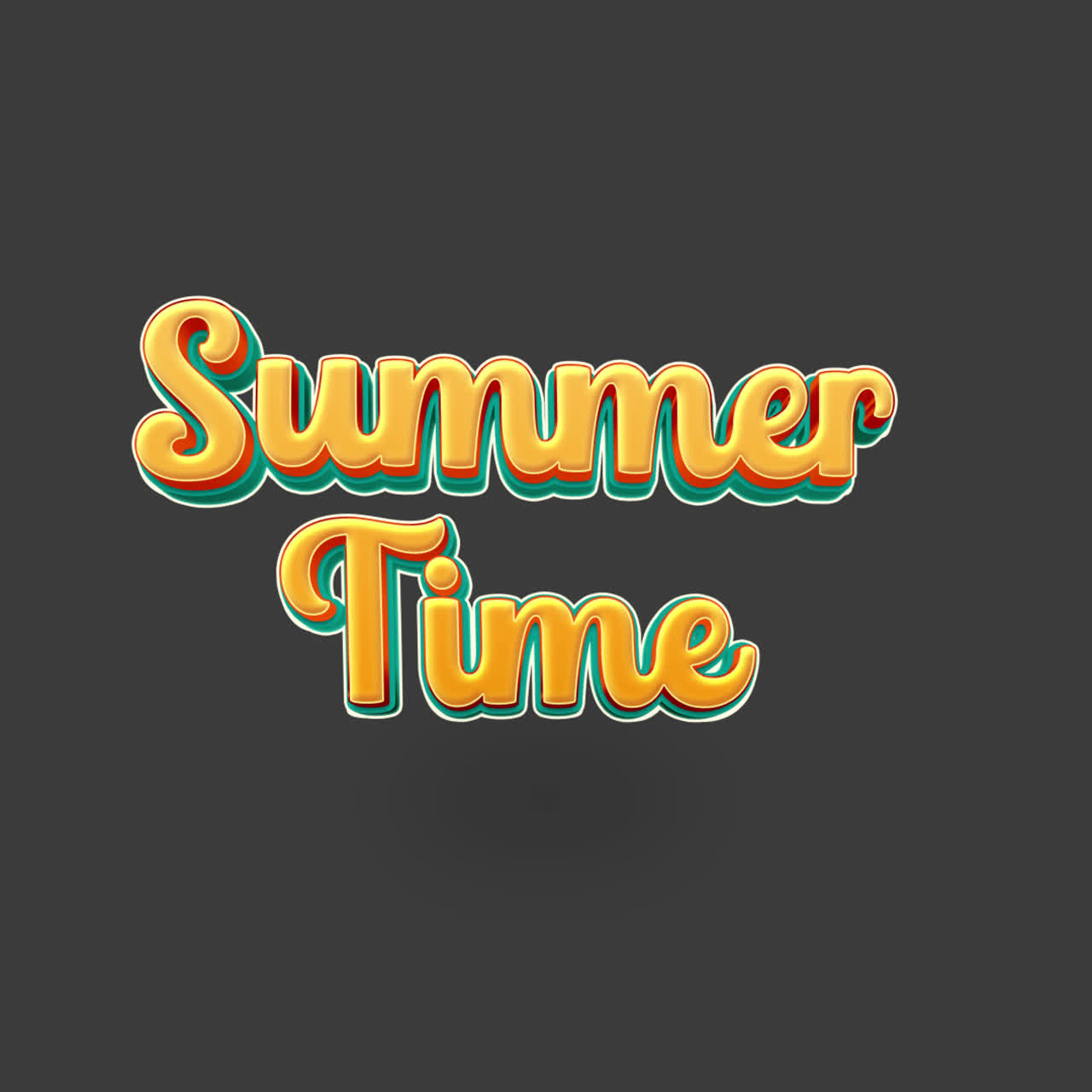 Summer Time Graphic Design