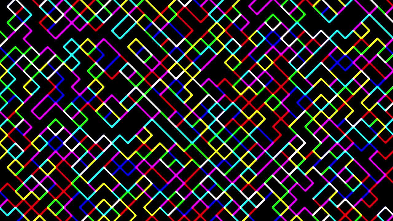 patrón de cuadrados diagonales digitales multicolores