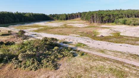 Niederländische-Niederlande-Luftlandschaft-Nahe-Strand-In-Zeeland