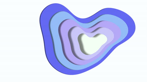 patrón de ondas de corte de papel azul y púrpura de plástico abstracto