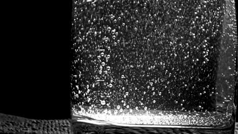 bubbles in soda water