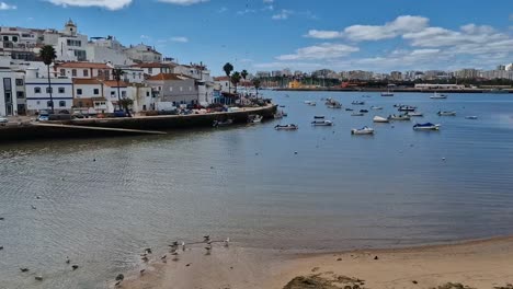 Die-Küste-Von-Ferragudo,-Portugal