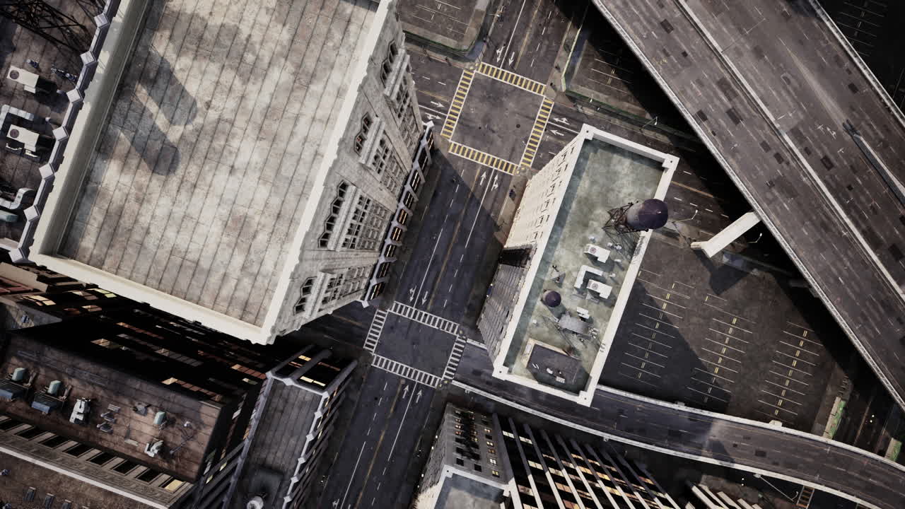 드론 으로 지어진 초고층 빌딩 의 도시  ⁇  view