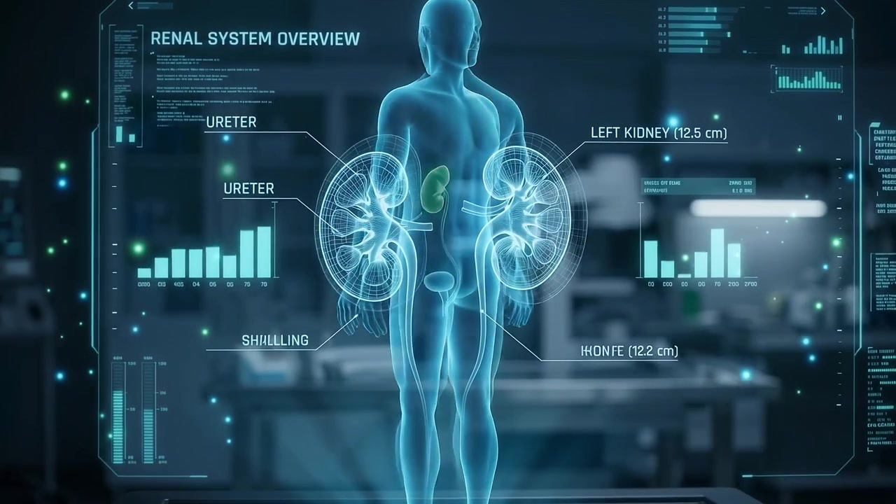 Digital Holographic Medical Scan of Human Renal System