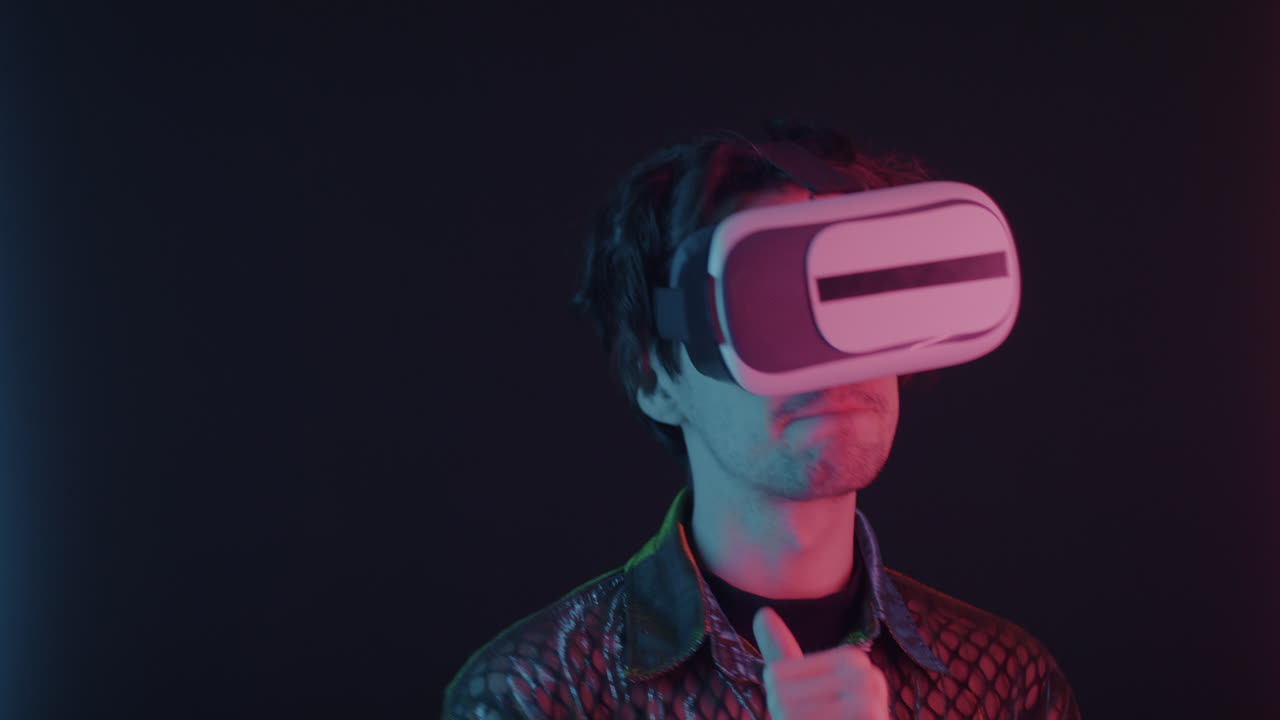 Person Experiencing Virtual Reality