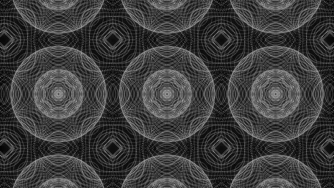 White color Pattern gothic design animation motion graphics