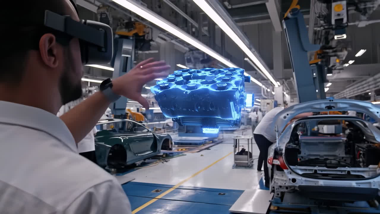 Augmented Reality in Automotive Manufacturing Facility