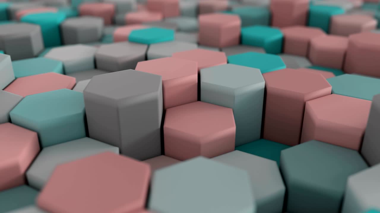 4k colorido abstracto cuadrícula de panal de miel.