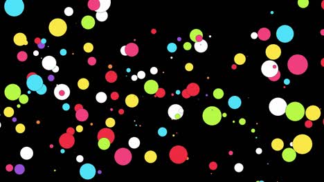 particle pop abstract effect background