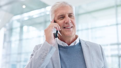Senior-business-man,-phone-call