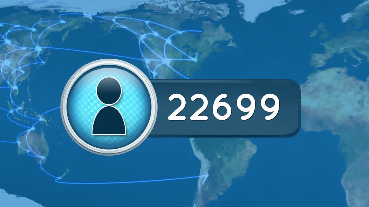 icono de perfil y números