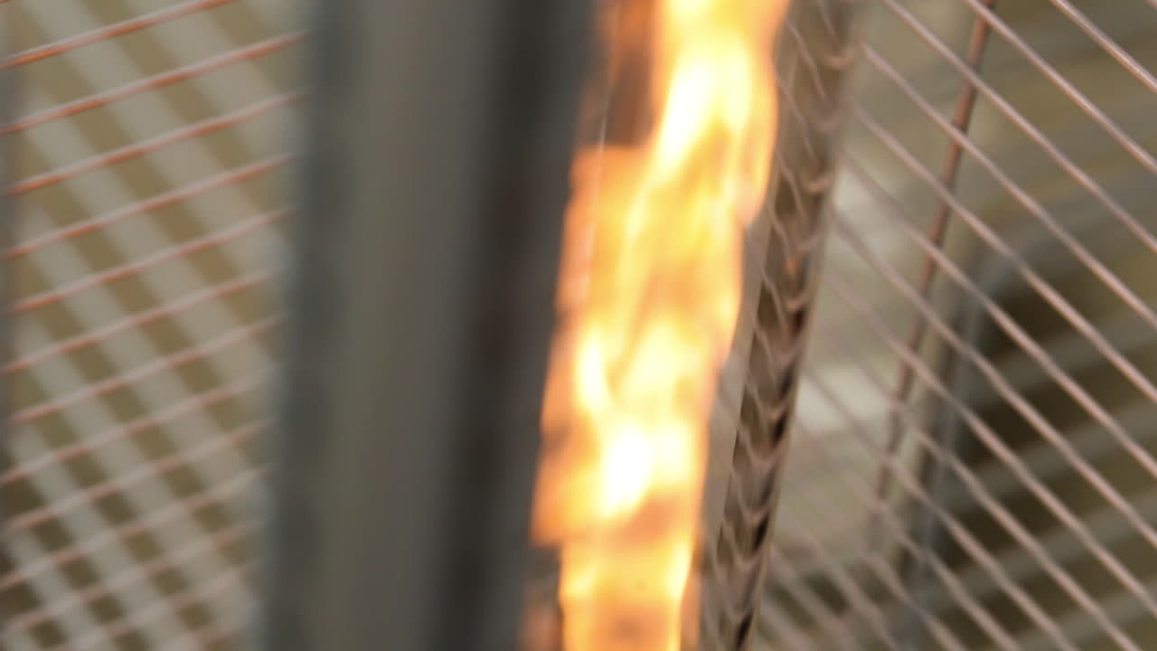 calentador de gas al aire libre para un restaurante, evento o velada en el patio trasero