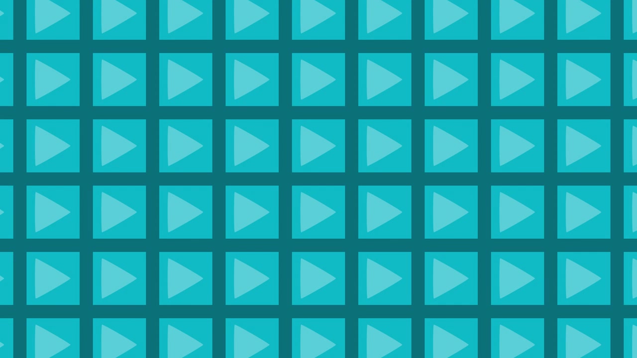 Teal Geometric Pattern with Triangles and Arrows