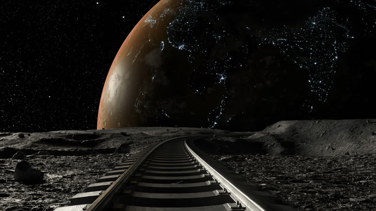 Togskinner til Mars fra Månen
