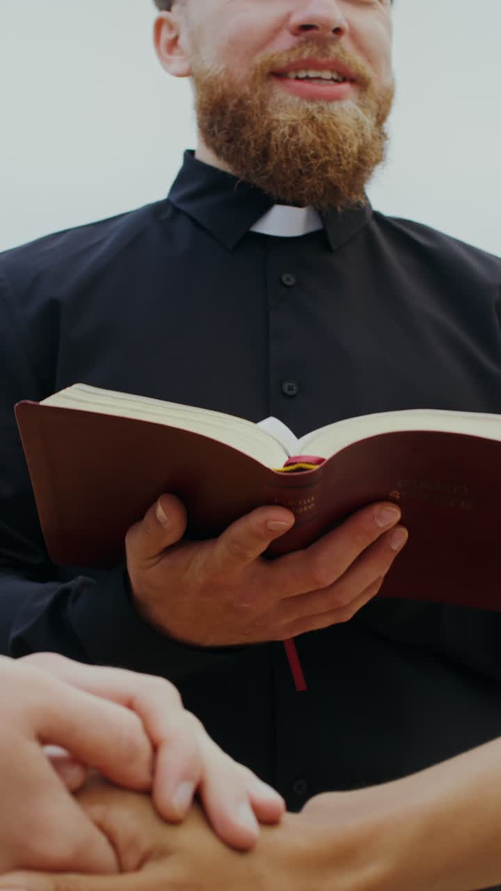 Priest Blessing Wedding