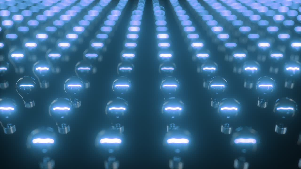 Abstract Light Bulb Pattern